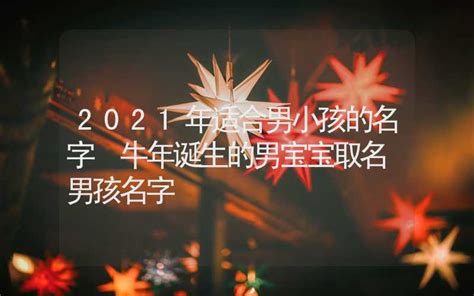 2021年牛宝宝男孩名字_求一男孩名字,第3张