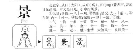 景字属于五行属什么_景加什么字好听,第4张