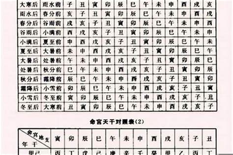 四柱八字排盘_四柱八字查询表免费,第11张