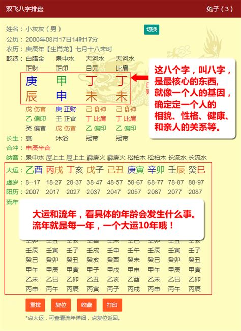 易奇八字排盘算化名详解_易奇八字排盘免费算命,第4张