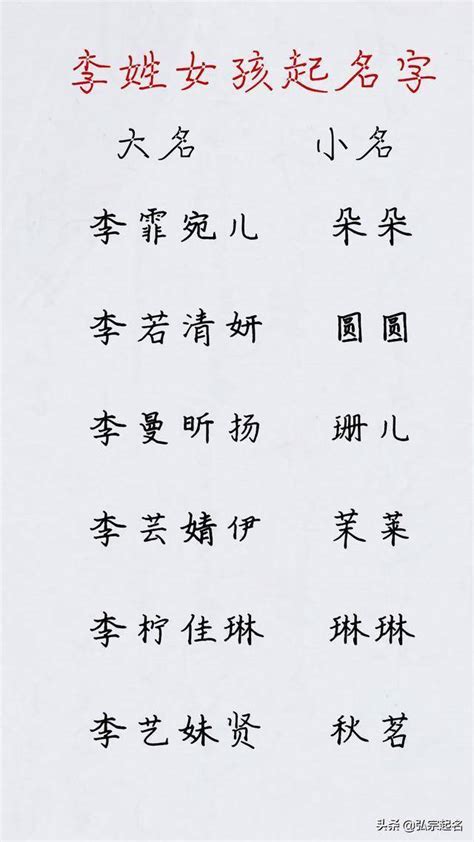 李姓起名_李姓好听到爆炸的名字女孩,第3张