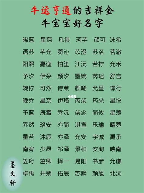 牛年男孩吉祥名字大全_牛年男宝宝起名大全集,第3张