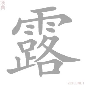 露和什么搭配最好听_含有露的女孩名字,第3张