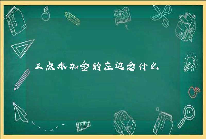 三点水加金的左边念什么,第1张