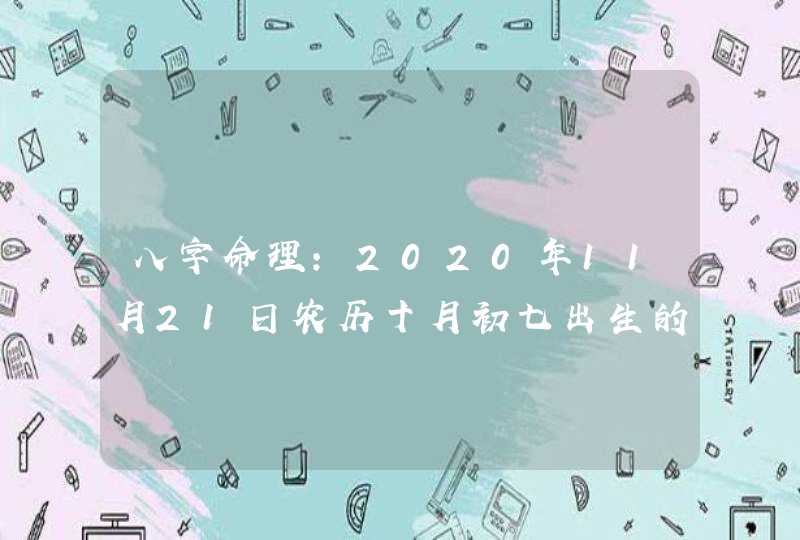 八字命理:2020年11月21日农历十月初七出生的宝宝五行取名,第1张