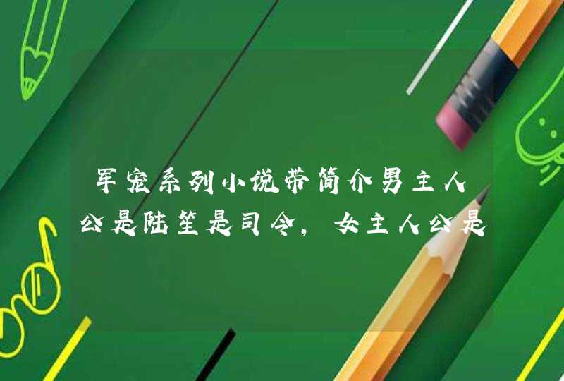 军宠系列小说带简介男主人公是陆笙是司令，女主人公是罗希是大学系主任，这个小说的名字是什么？,第1张