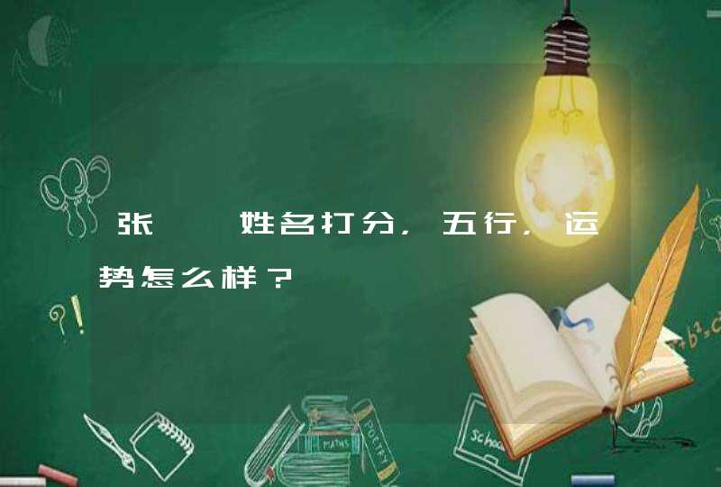 张禹楠姓名打分，五行，运势怎么样？,第1张