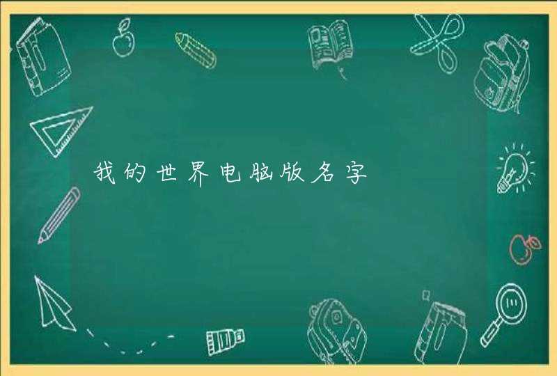 我的世界电脑版名字,第1张