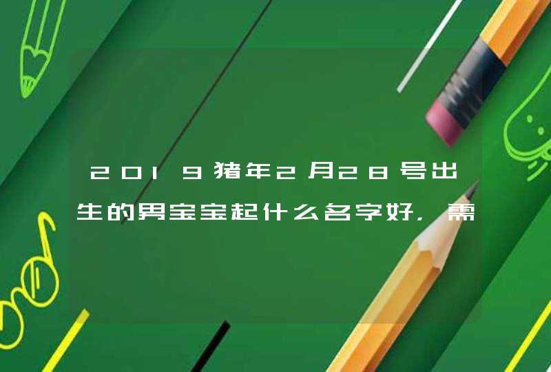 2019猪年2月28号出生的男宝宝起什么名字好，需要注意什么,第1张