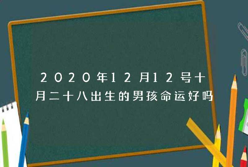 2020年12月12号十月二十八出生的男孩命运好吗,起什么名字高分,第1张