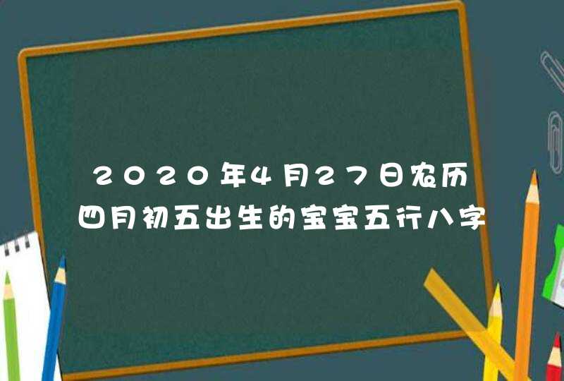 2020年4月27日农历四月初五出生的宝宝五行八字起名字,第1张