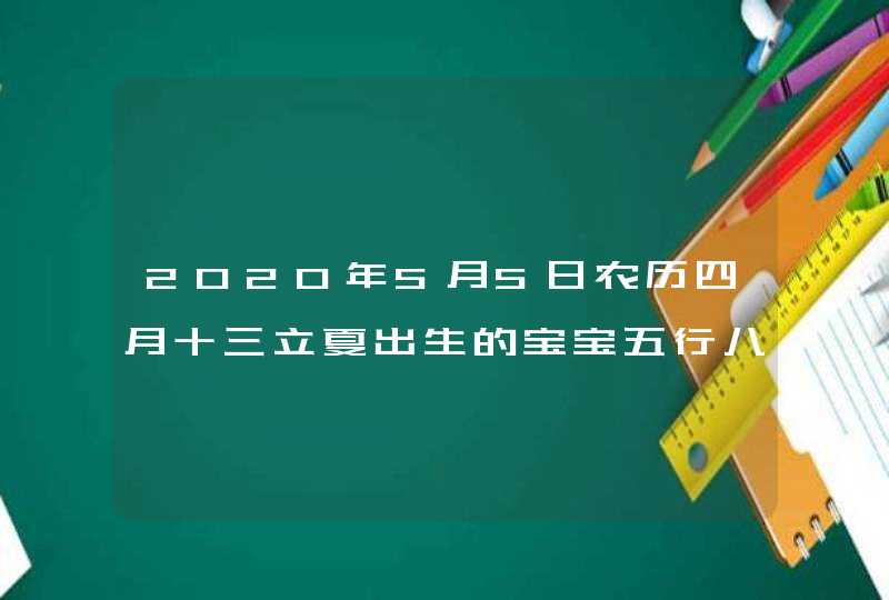 2020年5月5日农历四月十三立夏出生的宝宝五行八字起名字,第1张