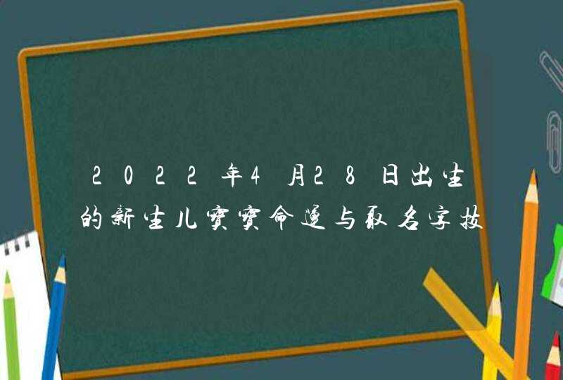 2022年4月28日出生的新生儿宝宝命运与取名字技巧,第1张